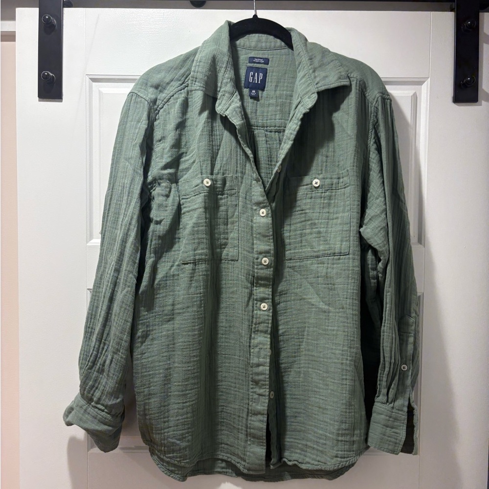 GAP Crinkle Gauze Big Shirt